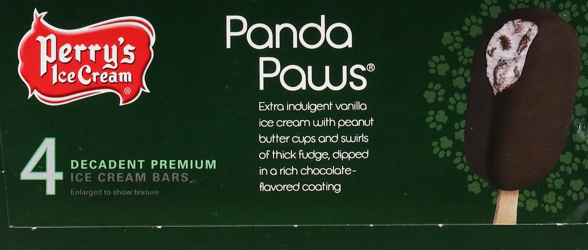 slide 6 of 17, Perry's Ice Cream Extra Indulgent Decadent Premium Panda Paws Ice Cream Bars 4 - 3.5 fl oz Bars, 4 ct