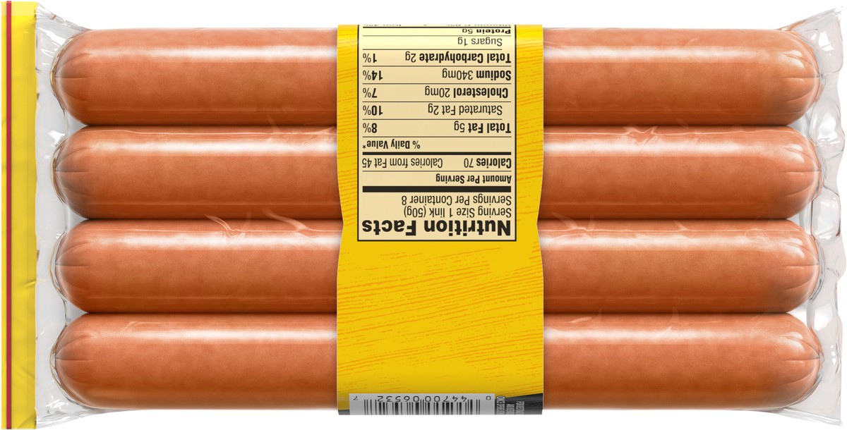 slide 5 of 9, Oscar Mayer Lean Beef Uncured Franks Hot Dogs, 8 ct. Pack, 8 ct