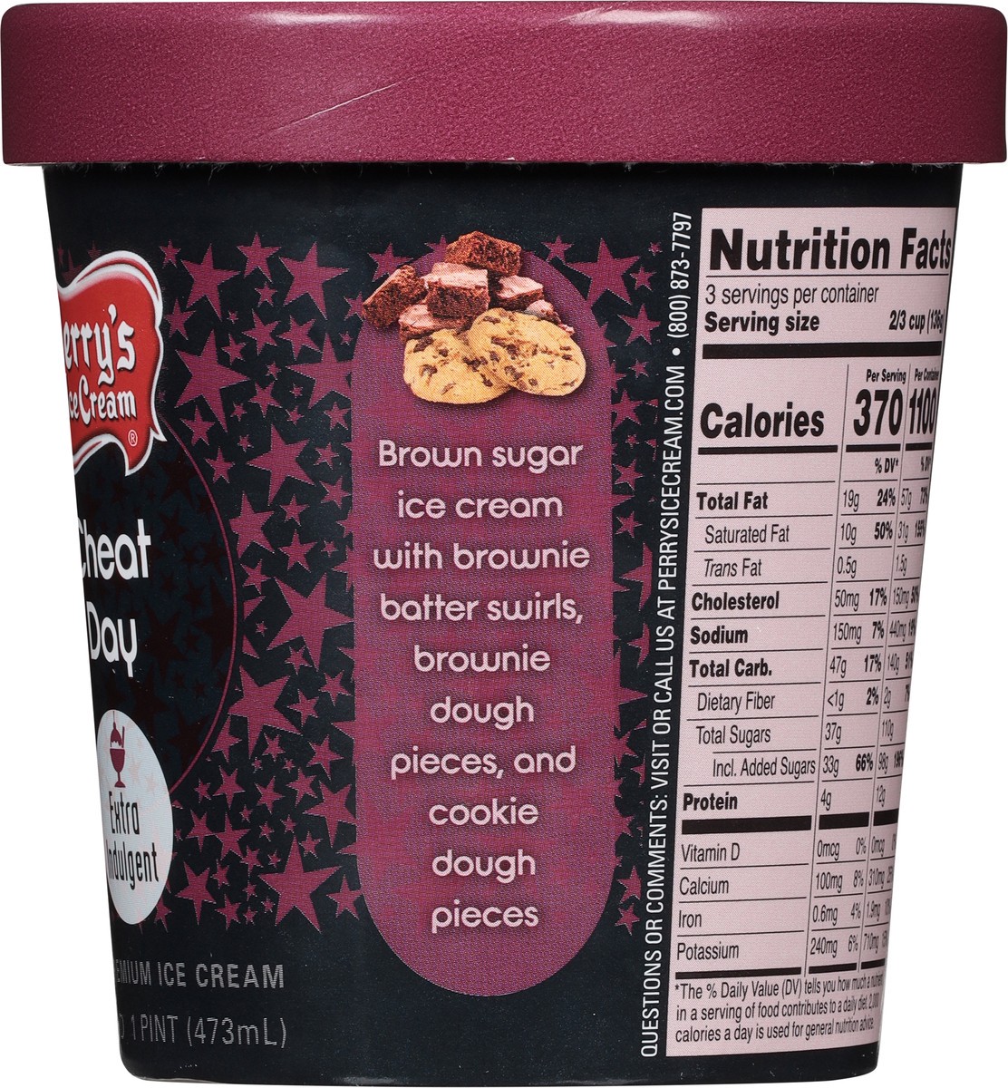 slide 2 of 14, Perrys Icecrm Cheat Day 16Oz, 16 oz