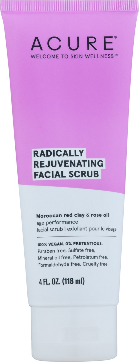 slide 8 of 10, Acure Radically Rejuvenating Facial Scrub, 4 fl oz