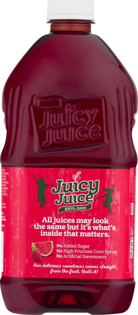 slide 6 of 13, Juicy Juice 100% Juice, Strawberry Watermelon, 64 FL OZ Bottle, 64 fl oz