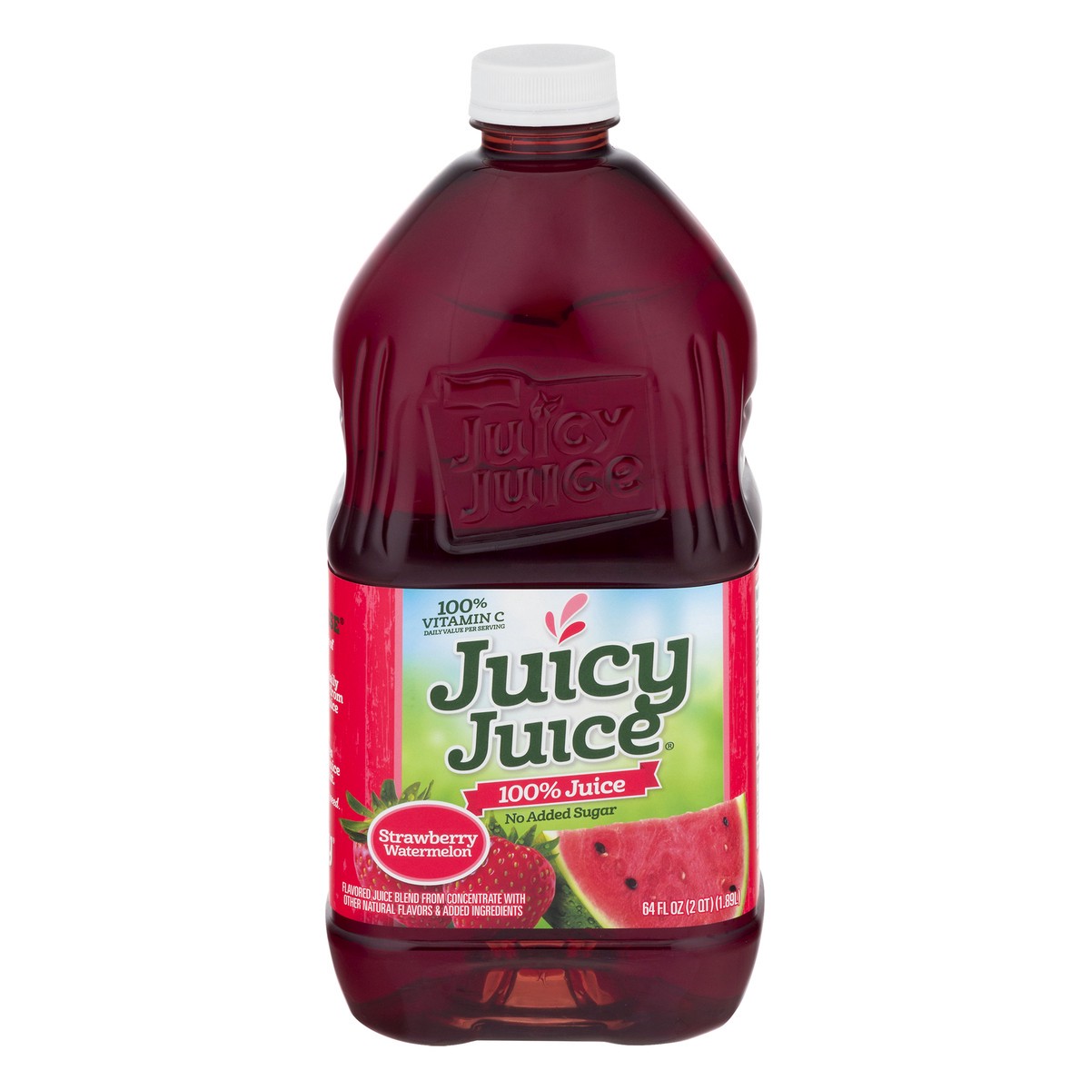 slide 11 of 13, Juicy Juice 100% Juice, Strawberry Watermelon, 64 FL OZ Bottle, 64 fl oz