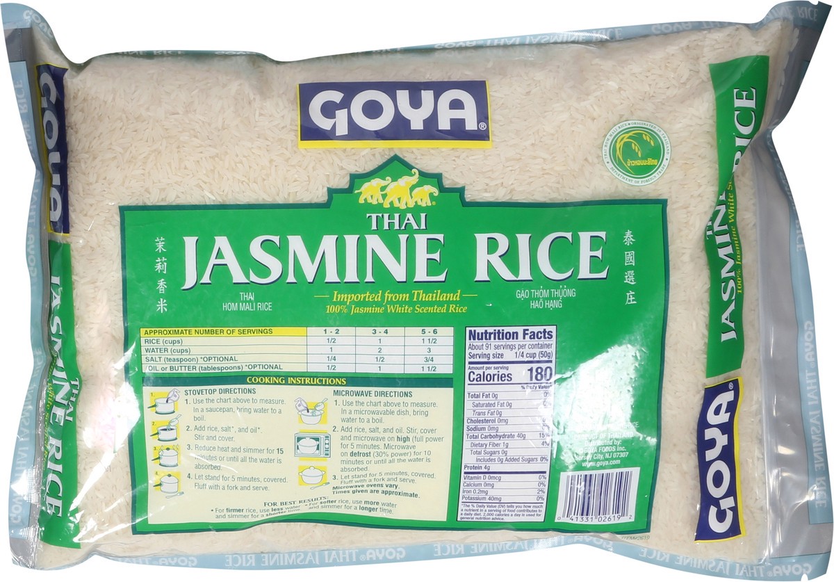 slide 7 of 13, Goya Thai Jasmine Rice 10 lb, 10 lb