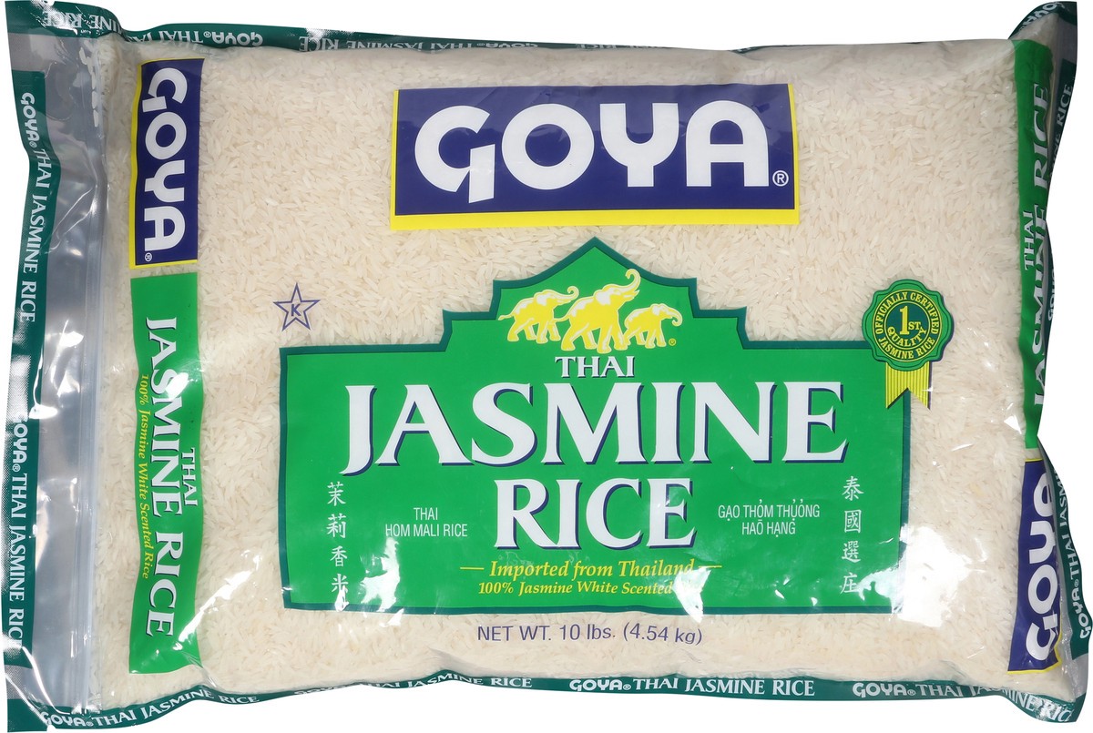 slide 6 of 13, Goya Thai Jasmine Rice 10 lb, 10 lb