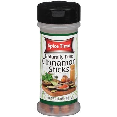 slide 1 of 1, Spice Supreme Spice Time Naturally Pure Cinnamon Sticks 1.5 Oz. Shaker, 1.5 oz