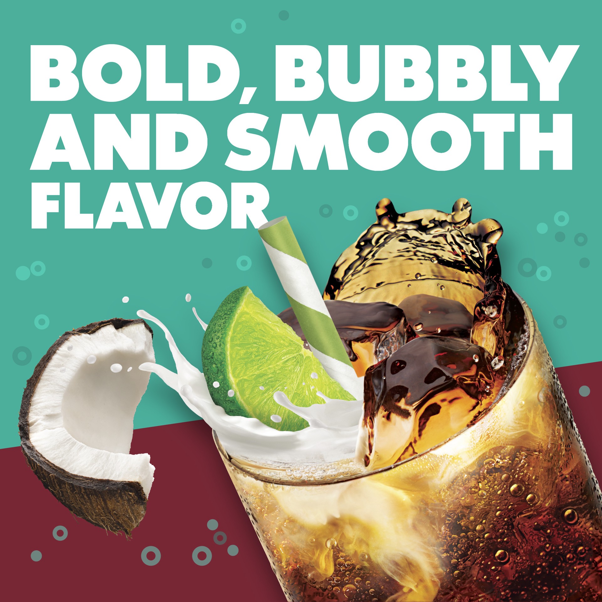 slide 4 of 7, Coffee-Mate Coffee mate Dirty Soda Creamer, Coconut Lime Flavored Liquid Creamer, Mix with Dr Pepper, 28 fl oz