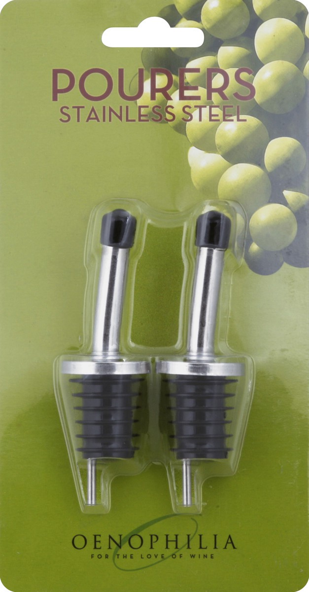 slide 1 of 3, Oenophilia Pourers 2 ea, 1 ct