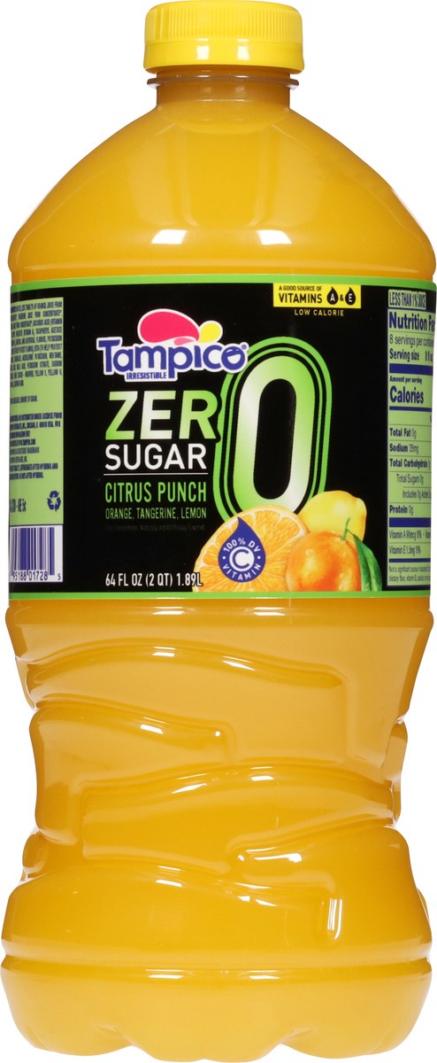 slide 7 of 14, Tampico Zero Sugar Citrus Punch Fruit Punch 64 fl oz, 64 oz