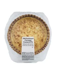 Fresh 8 Inch Coconut Custard Pie