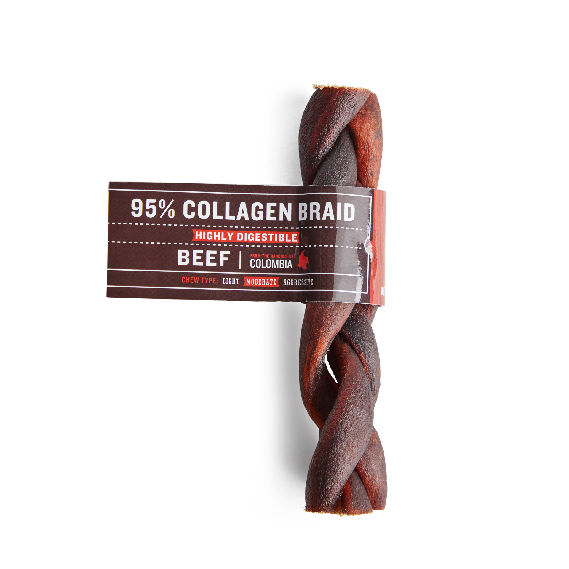 slide 1 of 1, Good Lovin' 95% Collagen Braid Dog Treats, 1.34 oz