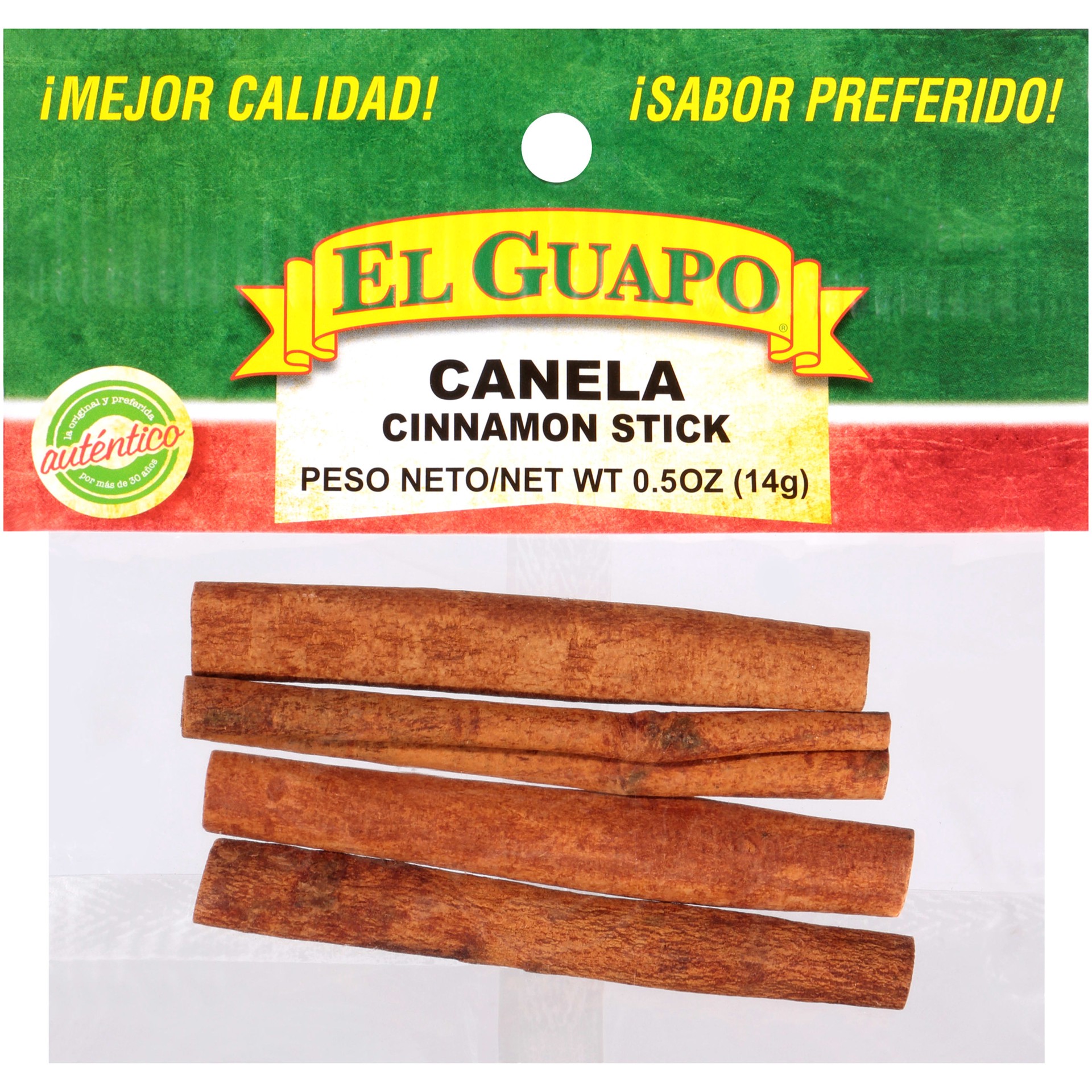 slide 1 of 5, El Guapo Whole Cinnamon (Canela Entera), 0.5 oz, 0.5 oz