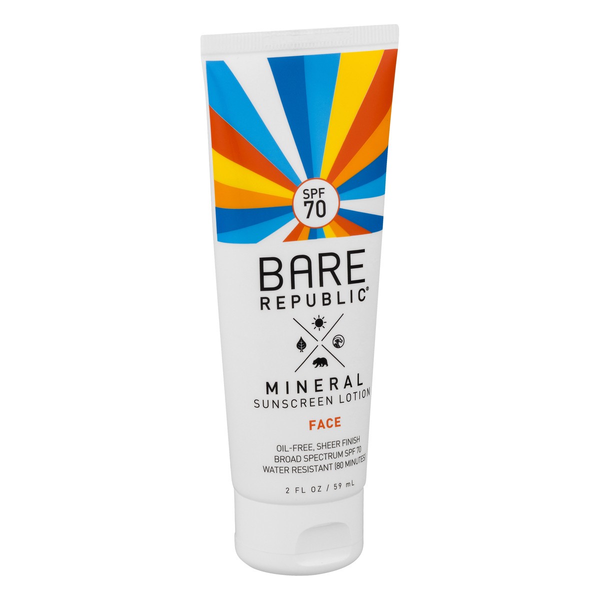 slide 3 of 8, Bare Republic Mineral Face Broad Spectrum SPF 70 Sunscreen Lotion 2 oz, 1.7 oz