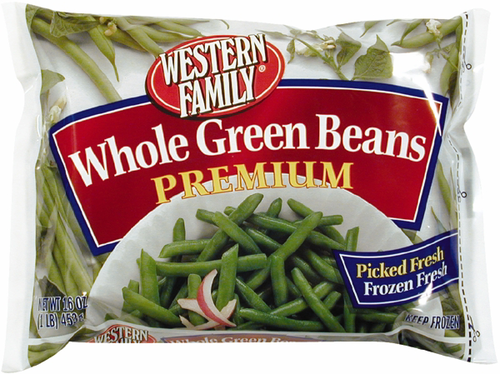 slide 1 of 1, Western Family Premium Whole Green Beans, 16 oz