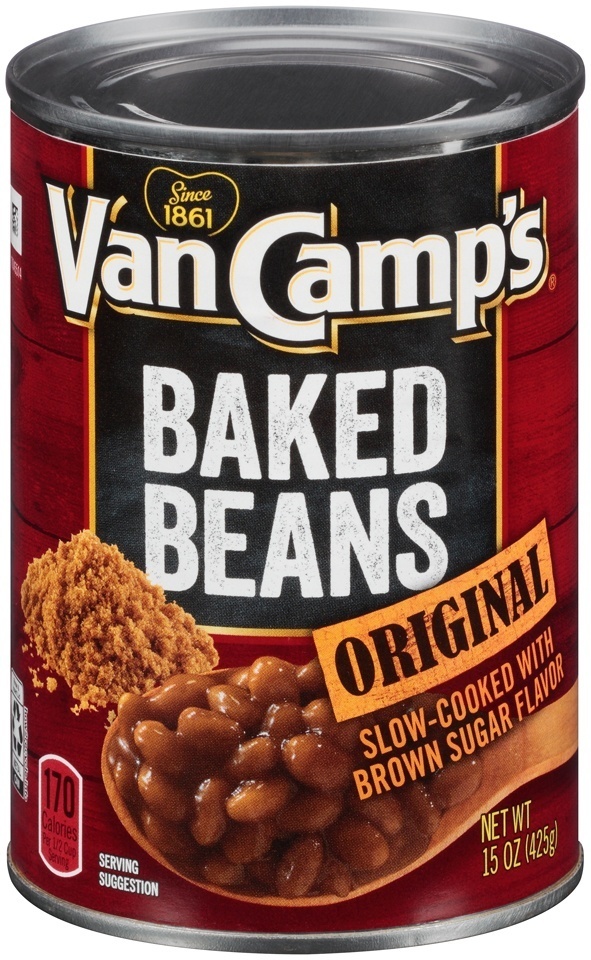 slide 1 of 1, Van Camp's Original Baked Beans, 15 oz