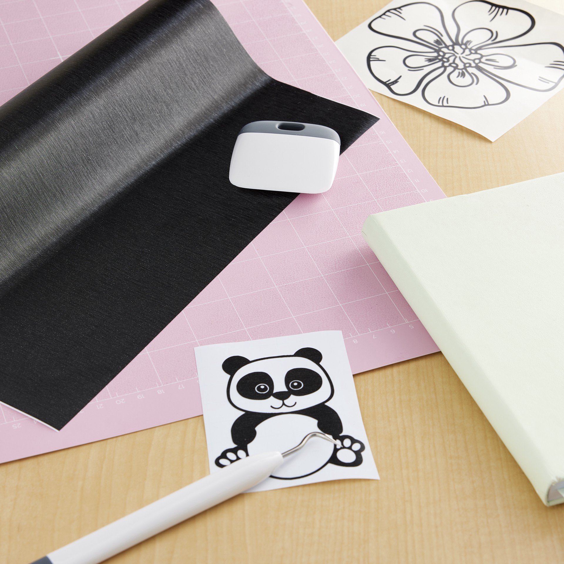 slide 3 of 3, Cricut Premium Vinyl True Brushed Permanent, 12 in x 48 in