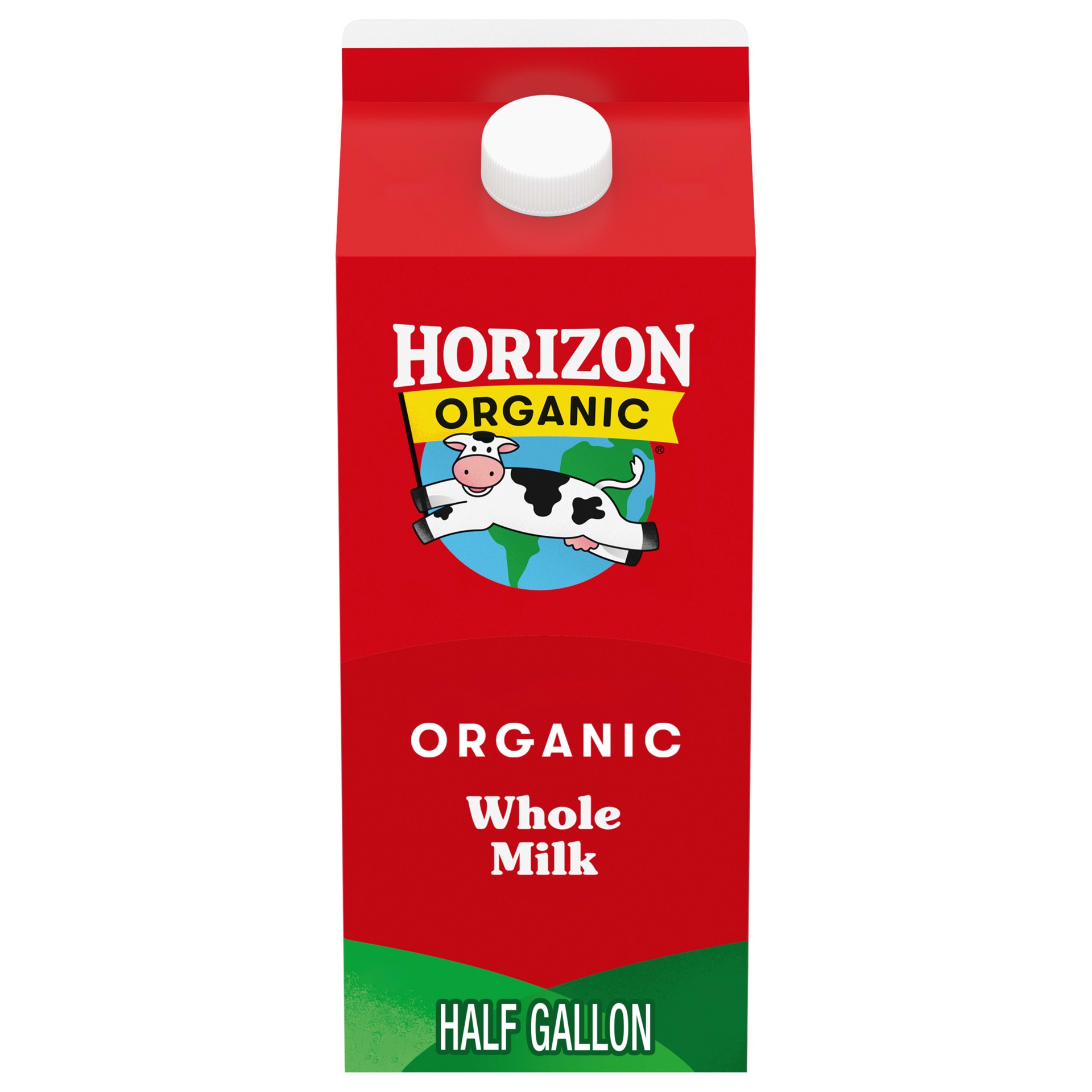 slide 1 of 5, Horizon Organic High Vitamin D Whole Milk, High Vitamin D Milk, 64 FL OZ Half Gallon Carton, 64 fl oz