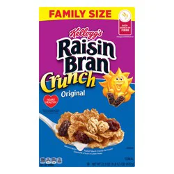 Raisin Bran Crunch Original Cereal Family Size 22.5 oz