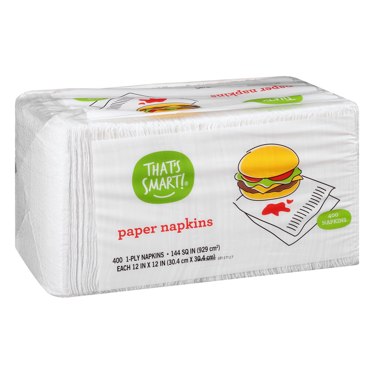 slide 6 of 10, That's Smart! 1-Ply Paper Napkins 400 ea, 400 ct