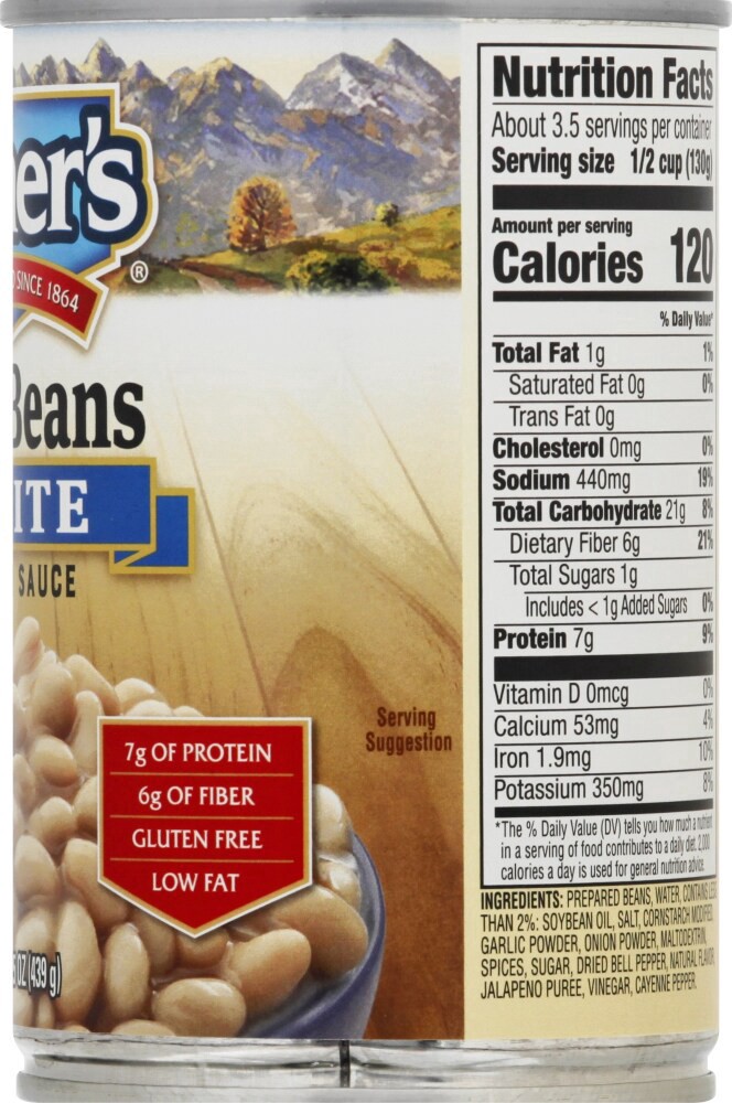 slide 2 of 3, Kuner's Chili Beans, White, 15.5 oz