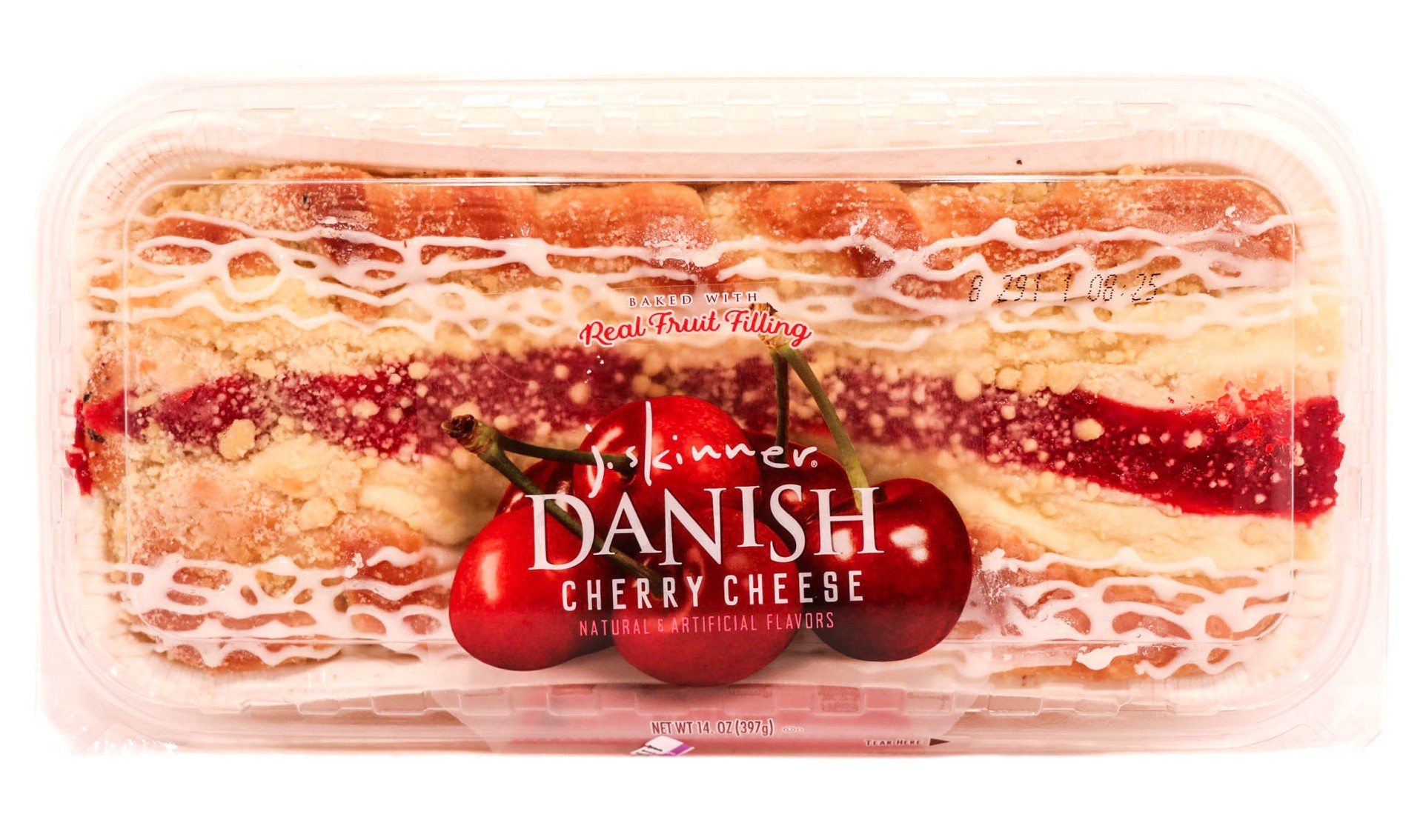 slide 1 of 1, J. Skinner Cherry Cheese Danish 14 oz, 14 oz