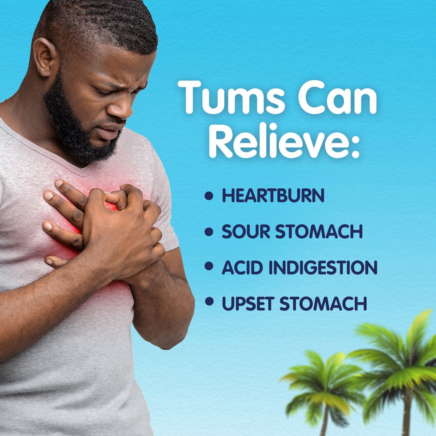slide 5 of 10, Tums Chewable Antacid Tablets For Heartburn Relief, Tropical Fruit, 32 Ct, 32 ct