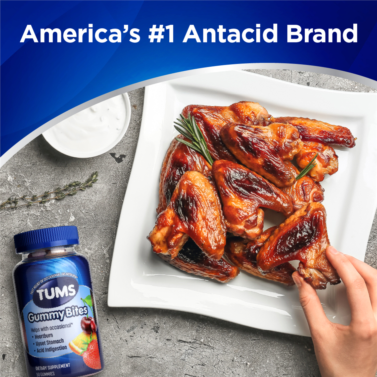 slide 5 of 5, Gummy Bites, 50 ct