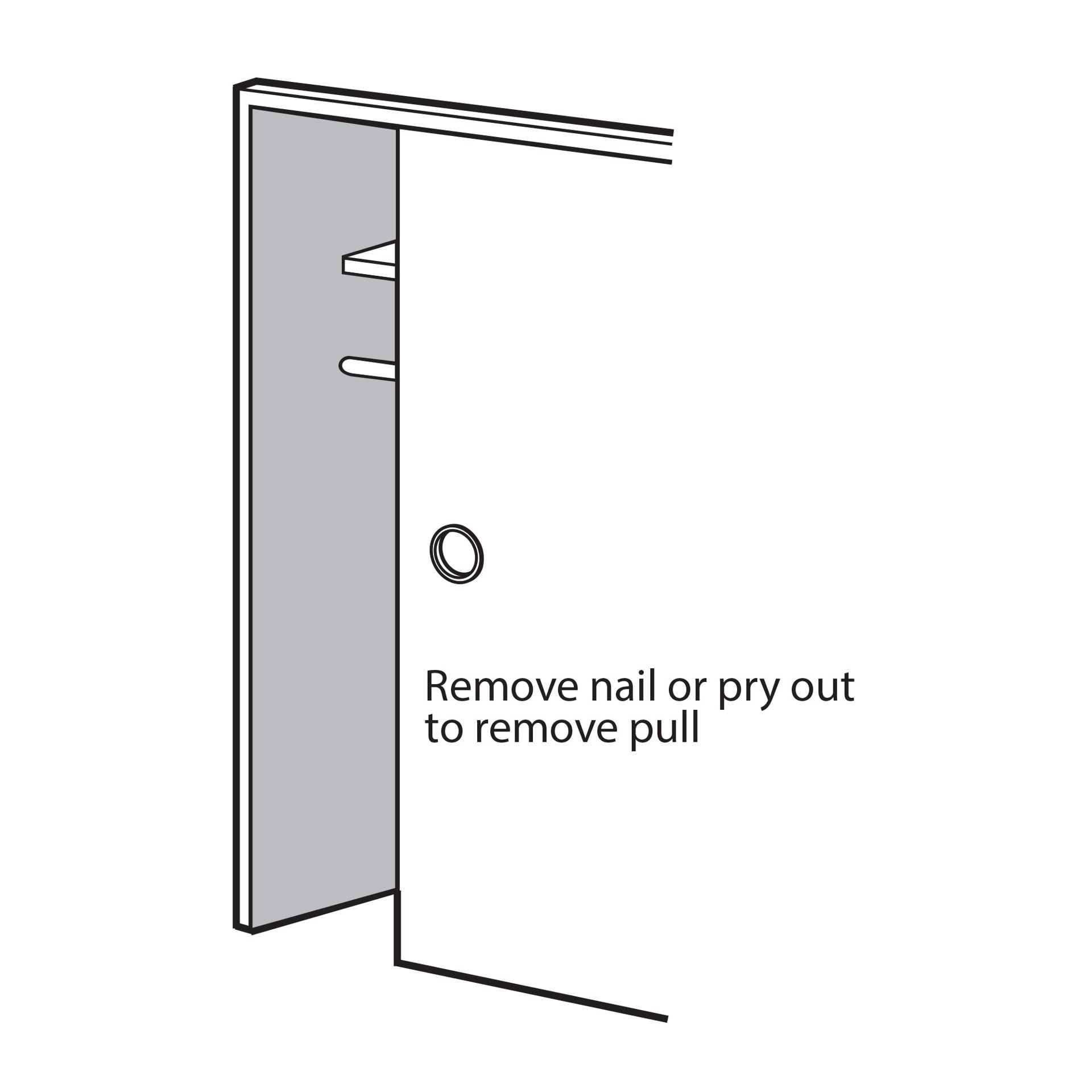 slide 4 of 6, Prime-Line 2.0-in Bronze Sliding Closet Door Door Pull ( 2 -Pack), 1 ct