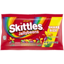 SKITTLES Original Jelly Beans Easter Candy, Share Size, 3.6 Oz Bag