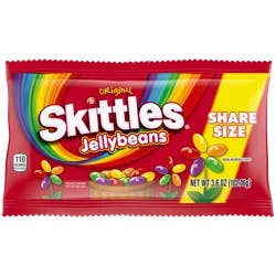 SKITTLES Original Jelly Beans Easter Candy, Share Size, 3.6 Oz Bag