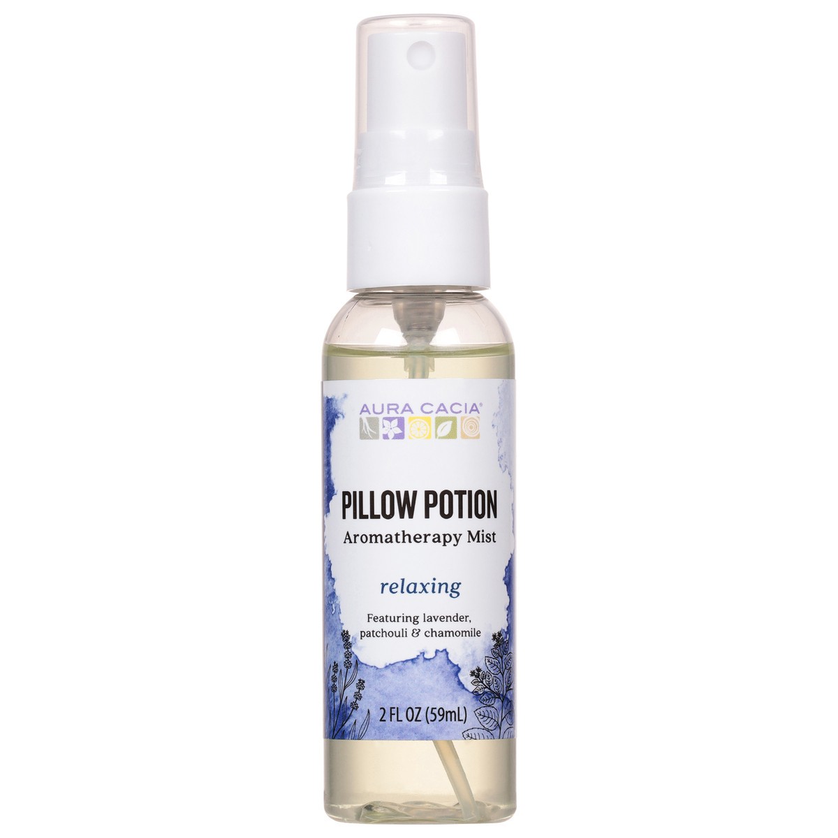 slide 1 of 4, Aura Cacia Pillow Aroma Mist Potion, 2 oz