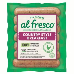 Al Fresco Country Style Chicken Breakfast Sausage Links, 7.5 oz