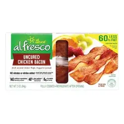 al fresco Fully Cooked Uncured Chicken Bacon