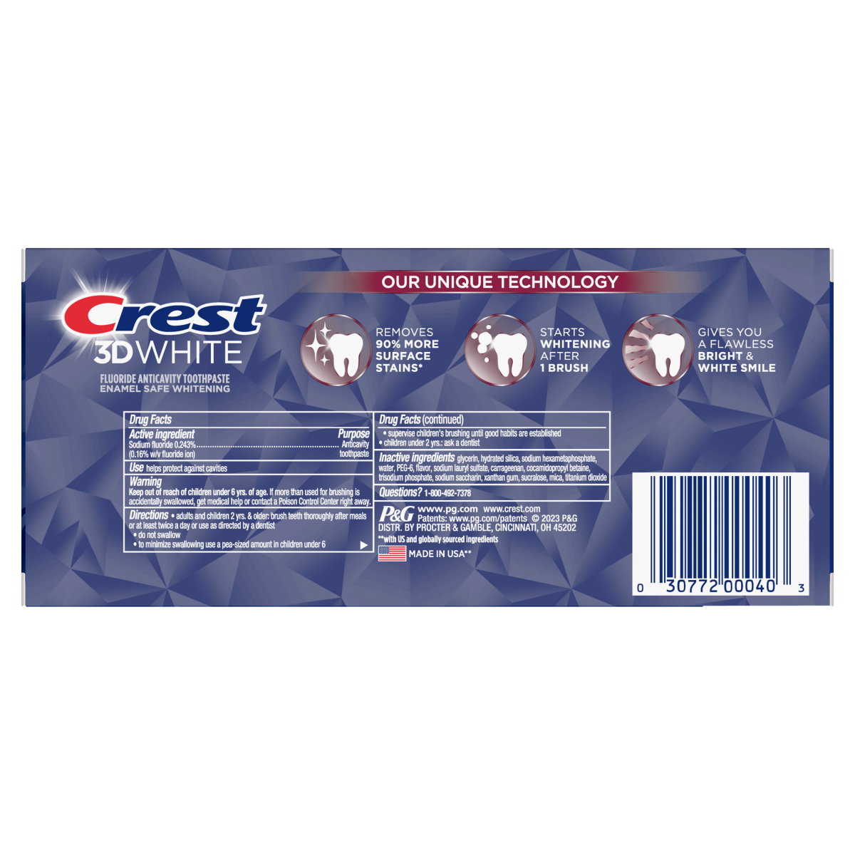 slide 18 of 25, Crest 3D White Glamorous White Teeth Whitening Toothpaste, 3.8 oz, Pack of 2, 2 ct