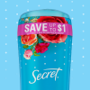 slide 18 of 29, Secret Fresh Clear Gel Antiperspirant and Deodorant for Women, Delicate Rose Scent, Twin Pack, 2.6 oz, 2.6 oz