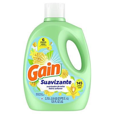 slide 1 of 1, Gain Suavizante Fabric Softener Sunflower Fresh, 125 oz