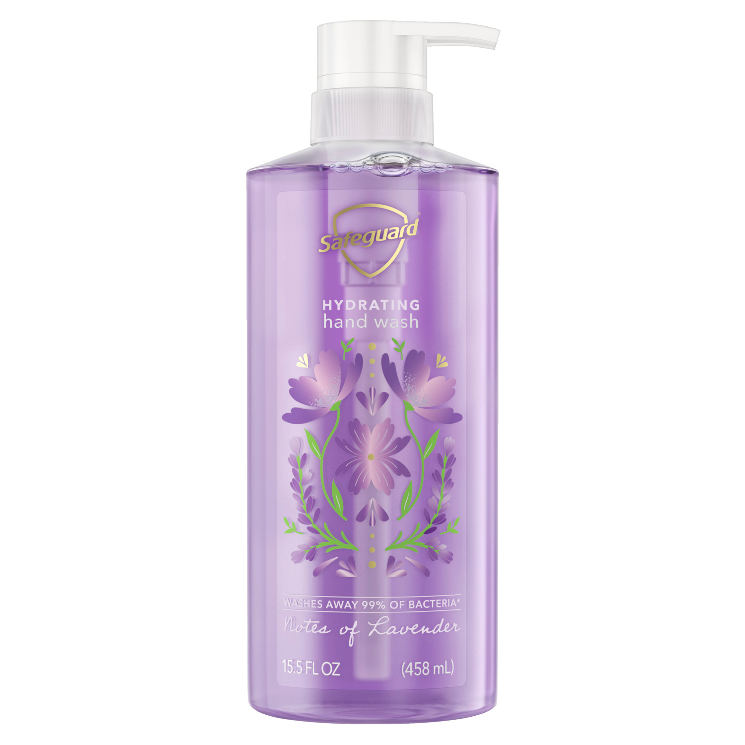 slide 5 of 8, Safeguard Liquid Hand Soap Nourishing Notes of Lavender, 15.5 oz