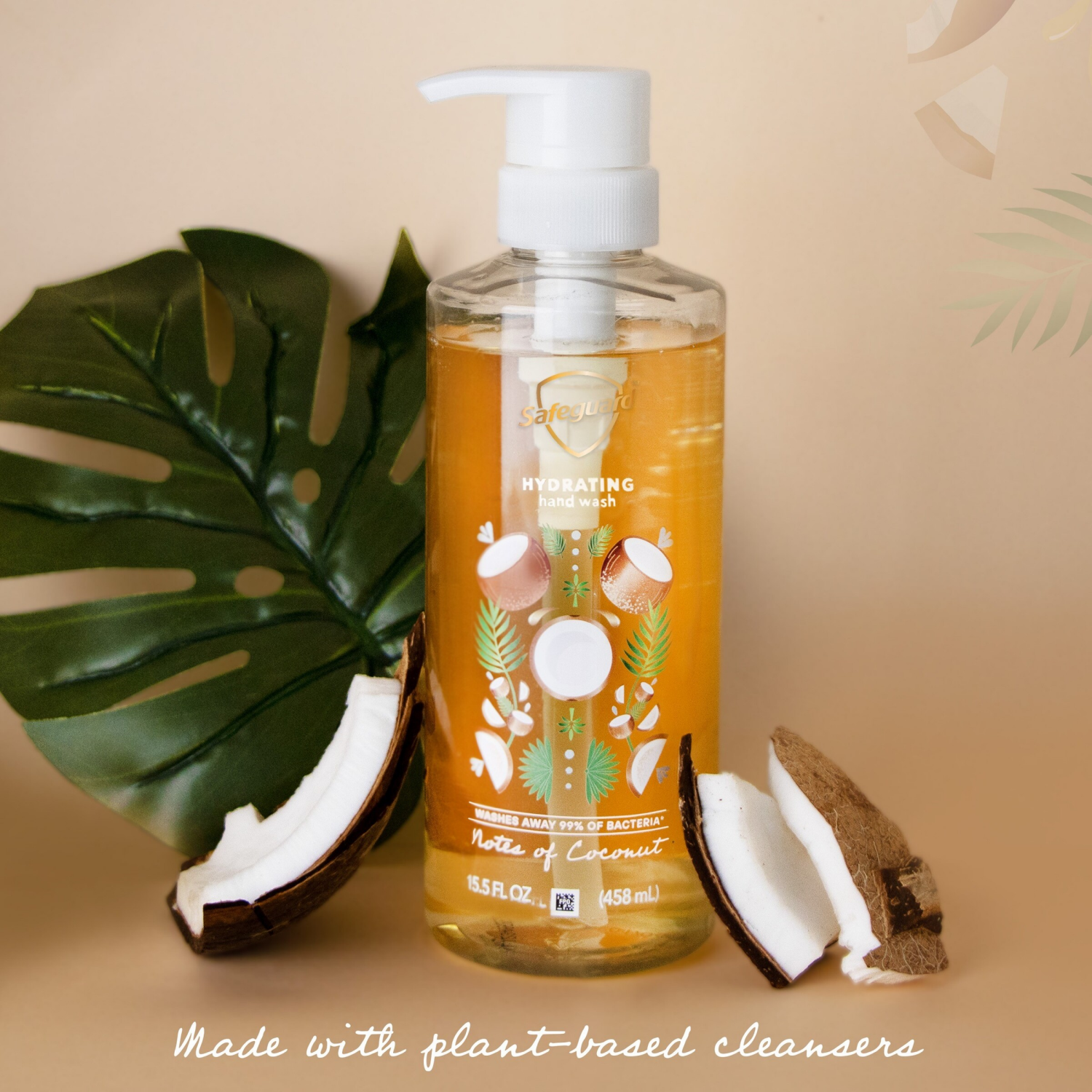 slide 2 of 5, Safeguard Hand Wash Notes of Coconut, 15.5 oz, 15.50 fl oz