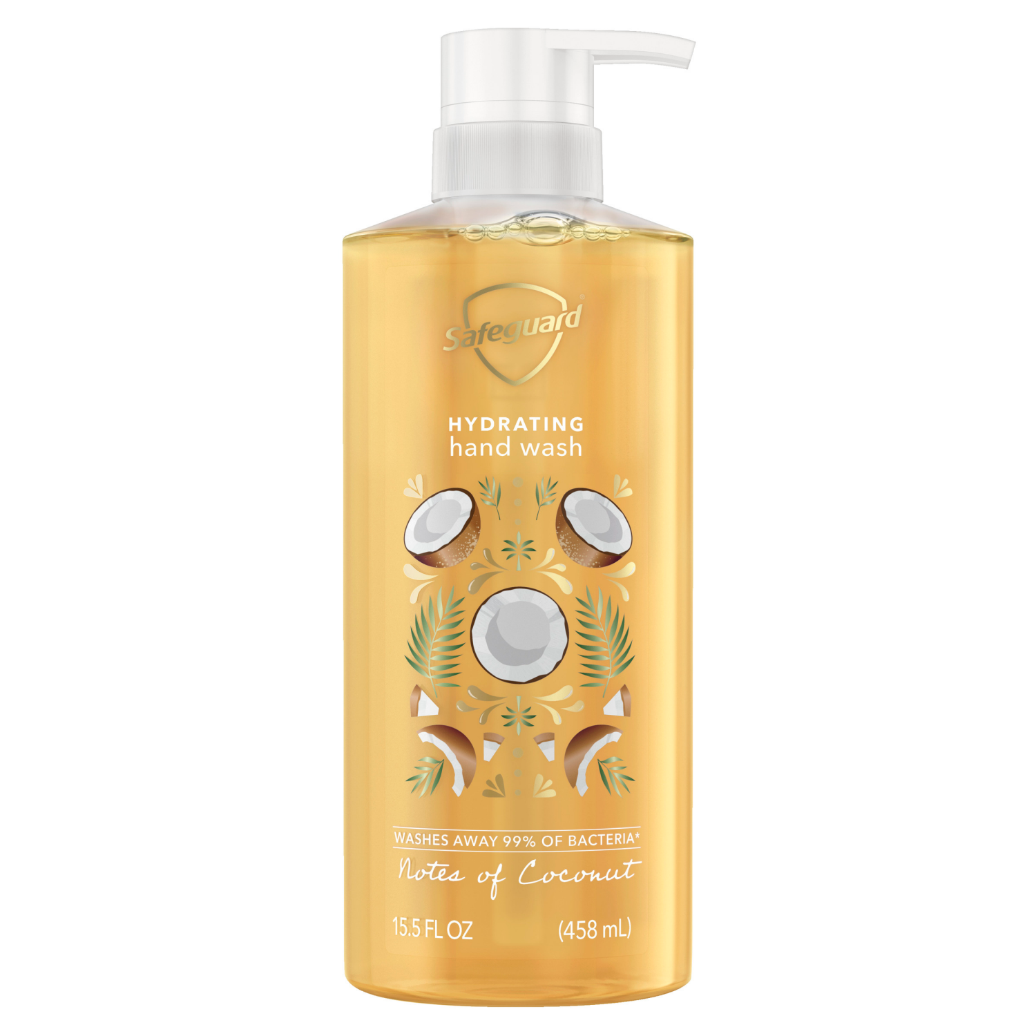 slide 3 of 5, Safeguard Hand Wash Notes of Coconut, 15.5 oz, 15.50 fl oz