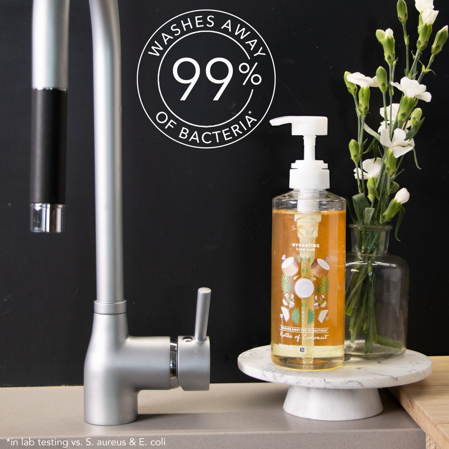 slide 4 of 5, Safeguard Hand Wash Notes of Coconut, 15.5 oz, 15.50 fl oz