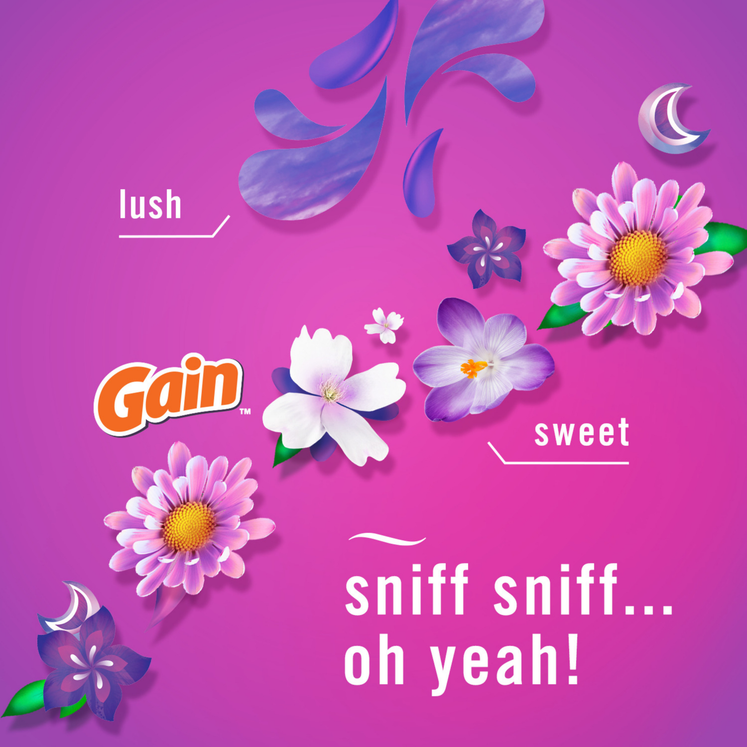 slide 4 of 5, Febreze Car Air Freshener, Odor-Fighting Automotive Vent Clip, Gain Moonlight Breeze Scent, 2 Count, 2 ct; 0.06 oz