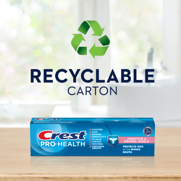 slide 28 of 29, Crest Pro-Health Sensitive & Enamel Shield Toothpaste (4.3oz), 4.3 oz