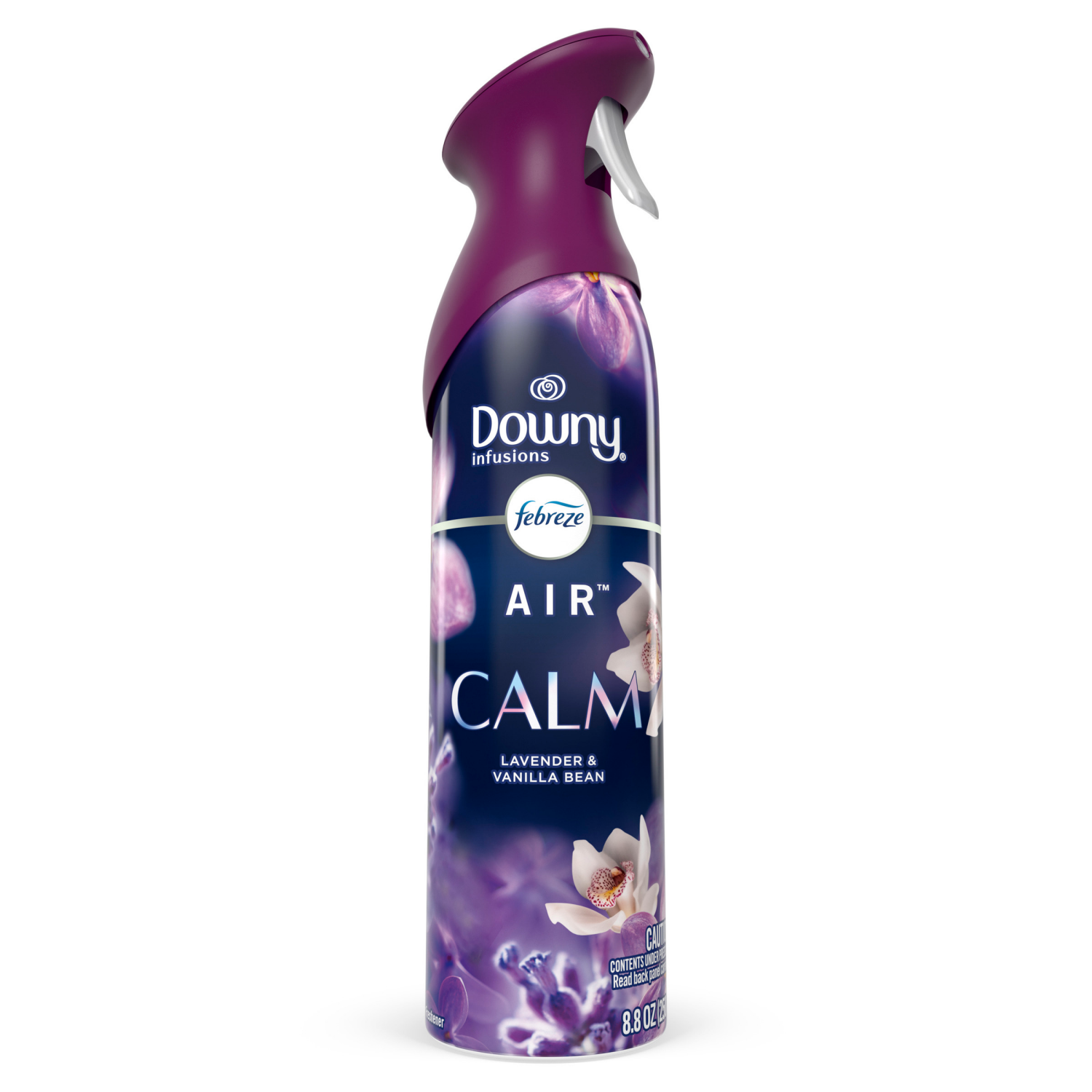 slide 1 of 8, Febreze Air Effects Odor-Fighting Air Freshener Downy Calm Aerosol Can, 8.8 oz