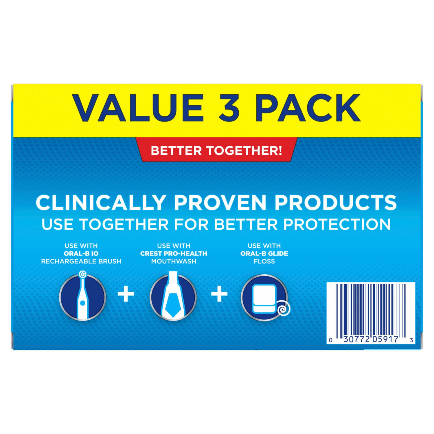 slide 3 of 8, Crest Pro-Health Clean Mint Toothpaste Triple Pack, 4.3 oz