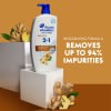 slide 9 of 29, Head & Shoulders 2 in 1 Ginger Shampoo + Conditioner 28.2 fl oz, 28.20 fl oz