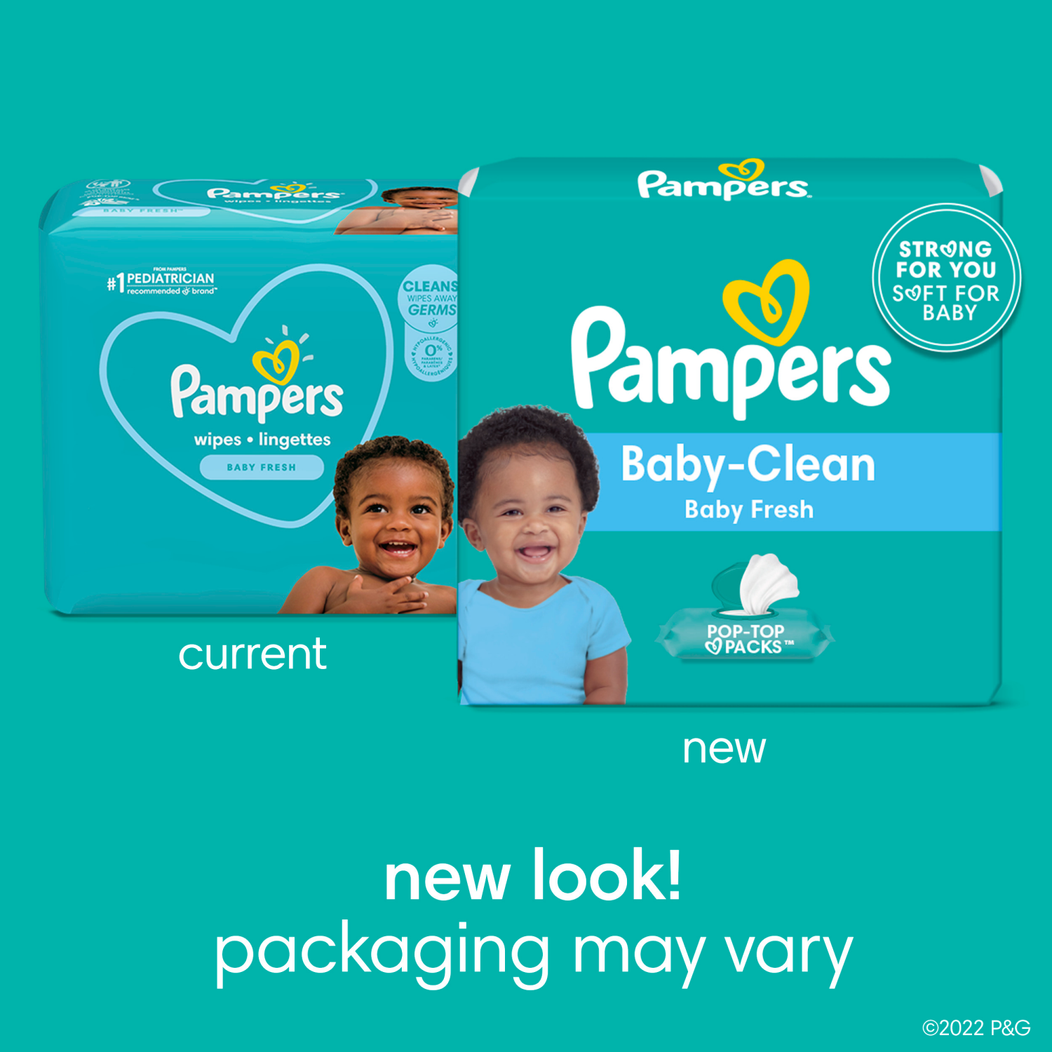slide 4 of 5, Pampers Baby-Clean Baby-Fresh Wipes 6 - 72 Pack, 6 ct