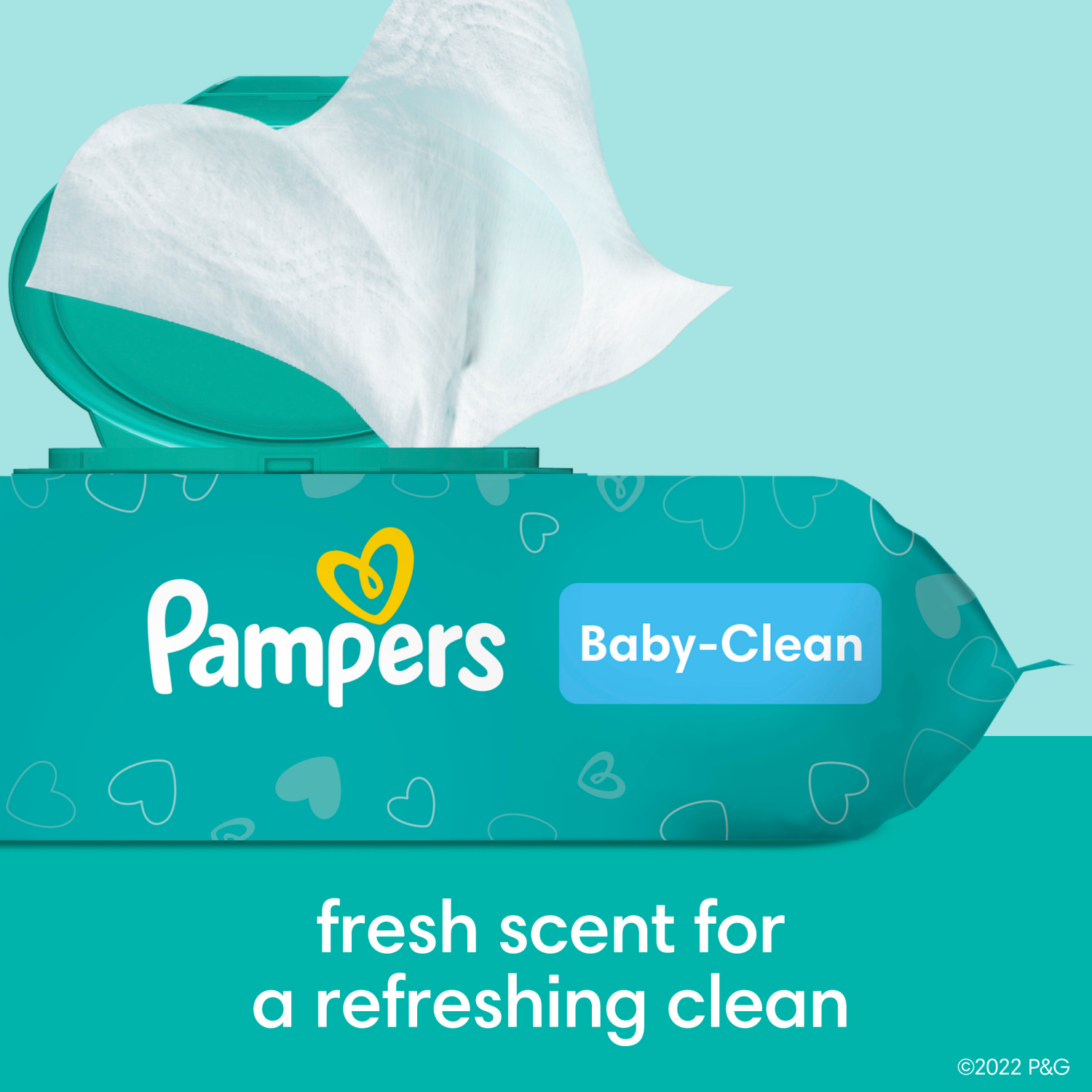 slide 5 of 5, Pampers Baby-Clean Baby-Fresh Wipes 6 - 72 Pack, 6 ct