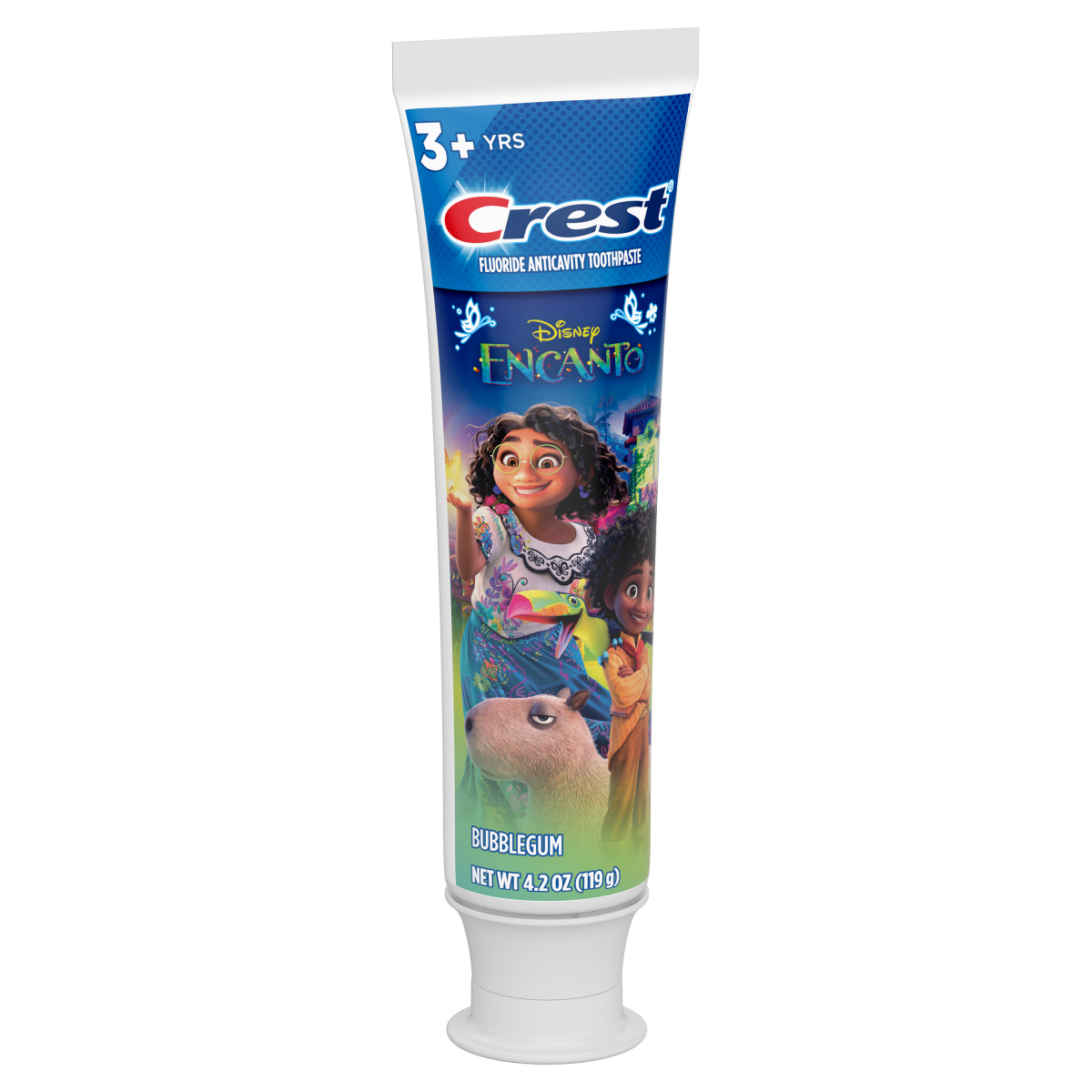 slide 4 of 5, Crest Kid's Cavity Protection Toothpaste featuring Disney's Encanto, Bubblegum, Ages 3+, 4.2 oz