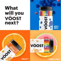 slide 23 of 29, VOOST VÖOST, Vitamin B12 Gummies, Supplement with 500mcg Vitamin B12 for Energy Support at the Cellular Level*, Adult Chewable Vitamin, Pomegranate Citrus Flavored, 30 Day Supply, 90 ct