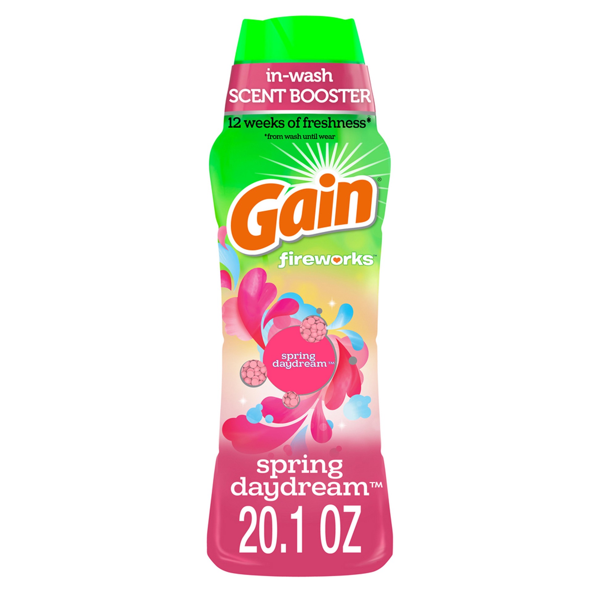 slide 1 of 1, Gain Fireworks Spring Daydream In-Wash Scent Booster, 20.1 oz