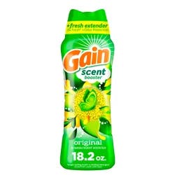 Gain In-Wash Laundry Scent Booster, Original Scent, 18.2 OZ, Fresh Extender + Odor Protection
